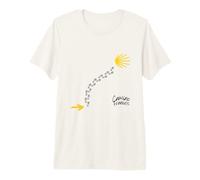 Empreintes du Chemin de Saint-Jacques Route Frances T-Shirt Haut de Gamme