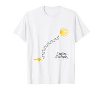 Empreintes du Chemin Portugais, Chemin de Saint-Jacques T-Shirt Graphique avec Valeur