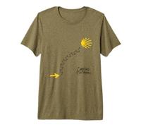 Empreintes du Chemin Portugais, Chemin de Saint-Jacques T-Shirt Haut de Gamme