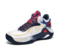 EmpressStride Chaussures de Basket-Ball Haute Performance for Hommes - Chaussures de Marche - Légères, Respirantes, amorties avec Une Traction améliorée - - Court & Casual Wear (Black,42 EU)
