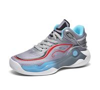 EmpressStride Chaussures de Basket-Ball Haute Performance for Hommes - Chaussures de Marche - Légères, Respirantes, amorties avec Une Traction améliorée - - Court & Casual Wear (Gray,41 EU)