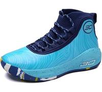 EmpressStride Chaussures de Basket-Ball Montantes Hautes for Hommes - Verrouillage Dynamique et Traction avancée for la Salle de Sport et Les Jeux en extérieur(Blue,41 EU)