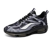 EmpressStride Chaussures de Course légères à Coussin d'air for Hommes, Respirantes, durables et Multi-scénarios(Black,39 EU)