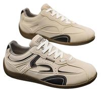 EmpressStride Chaussures Skate Homme Légères Baskets Casual Urbaines | Lignes Contrastées Respirant Semelle Plate Confort