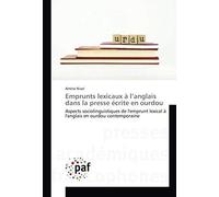Emprunts Lexicaux À L'anglais Dans La Presse Écrite En Ourdou