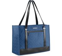 EMPSIGN Sac à main pour ordinateur portable 15,6 pouces - Grande sacoche - Sac léger - Sacoche de travail - Sacoche d'affaires - Sacoche pour ordinateur portable, bleu, 41.9 cm x 16.5 cm x 30.0 cm