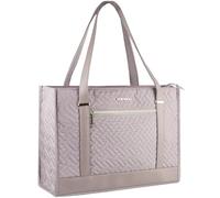 EMPSIGN Sac Cabas Femme pour Ordinateur Portable 15,6 Pouces, Sac à Main Grande Capacité Sac Ordinateur Femmes Shopping Travail Quotidien Voyage, Tote Bag