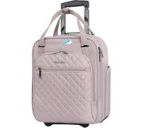 EMPSIGN Sac de transport à roulettes sous le siège - 40,6 cm, rose, 16 Inch, Bagage à main sous le siège