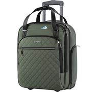 EMPSIGN Sac de Transport à roulettes sous Le siège - 40,6 cm, Vert Militaire, 16 inch, Bagage à Main sous Le siège