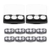 Empty Eyeshadow Palette, Compact Pan Tray, 2.83x1.65in Multifunctional Cosmetic Storage Box, Creative Eye Shadow Container, Durable Design for Customizable Makeup Storage