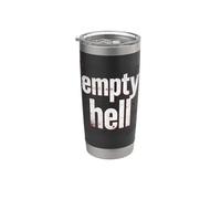 Empty Hell - Christian Faith Bold Gospel Evangelism Gobelet isotherme en acier inoxydable double paroi