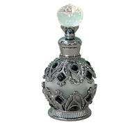 Empty Perfume Bottles, Portable Cosmetic Fine Mist Atomizer, 1.57x1.57in Luxurious Decorative Storage, Vials Inlaid with Jewels, Elegant Containers for Women & Adults