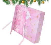 Emptys Empty Countdown Calendar | Christmas 24 Days Refillable Reusable | H | Holiday Countdon Calenar To Fill For Home Dining Table Mantel Office Entryway Holiay Holday Exectation Builer: Make The
