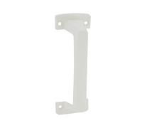Empyr Poignée de tirage blanche pour porte de garage - Poignée composite ultra-résistante - Longueur 175 mm - Fixation façade/porte sectionnelle - Design ergonomique - Couleur blanche