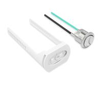 Empyreal Bouton Double Chasse d'Eau WC Pièces Détachées, Compatibles avec Geberit Type 280 Valve d'Eau de Toilette, Déclenchement Flush Lever Poussoir, 1 Pièce