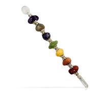 Empyreal Cristal Wand Chakra Pierre précieuse de guérison spirituelle Reiki Wand 7 Chakra Passée Baguette Cristaux de guérison