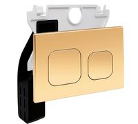 Empyreal Plaque Commande WC Mat Pour Geberit Duofix Sigma/Delta Or