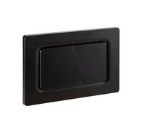 Empyreal Plaque de déclenchement avec jeu de levier de chasse et cadre de montage,pièces de rechange compatible avec Geberit Sigma 01,20,30 & UP320 & 300-115883161-double chasse(Noir Mat)