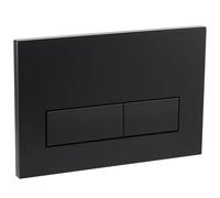 Empyreal Plaque de déclenchement avec jeu de levier de chasse et cadre de montage,pièces de rechange compatible avec Geberit Sigma 01,20,30 & UP320 & 300,115770115 double chasse(Noir Mat)