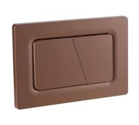 Empyreal Plaque de déclenchement avec jeu de levier de chasse et cadre de montage,pièces de rechange compatible avec Geberit Sigma 01,20,30 & UP320 & 300,115770115 double chasse(Bronze)