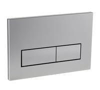 Empyreal Plaque de déclenchement avec jeu de levier de chasse et cadre de montage,pièces de rechange compatible avec Geberit Sigma 01,20,30 & UP320 & 300,115770115 double chasse(Argent Mat)