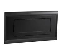 Empyreal Plaque de Déclenchement pour Réservoir de Toilette, avec Kit de Levier de Chasse et Vis de Montage, Compatible avec Geberit 200F Plaque,115222111,340 x 185mm(Mat Noir)
