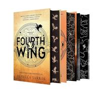Empyrean Series by Rebecca Yarros - 3-Book Deluxe Hardcover Collection Set (Fourth Wing, Iron Flame & Onyx Storm) with Sprayed Edges