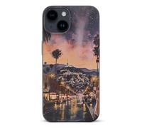 EMPYRI The Old Hollywood Printed Phone Case for iPhone 14, ultra fine, résistante aux rayures et aux chocs, coque de téléphone en TPU, noir, avec recharge sans fil, anti-jaunissement