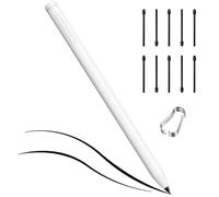 EMR Stylet avec gomme pour Remarkable 2, Kindle Scribe, Boox, Samsung Galaxy Note/Tab, tablettes Wacom EMR, pression 4096, rejet de paume, support d'inclinaison, sans charge, clip et 10 pointes POM