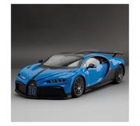 EMRGAZQD Modèle De Voiture À Échelle 1:18 for Bugatti Chiron Pur SPORTAlloy Porte en Métal Moulé sous Pression Peut Ouvrir Le Véhicule Micro Sculpture Mini Voiture Réplique Fidèle De Voiture(Blue)