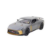 EMRGAZQD Modèle De Voiture À Échelle 1:24 for Nissan GTR50 Skyline Miniature Diecast Alloy Model Car Simulation Supercar Metal Vehicle Gifts Réplique Fidèle De Voiture (Color : Titanium)