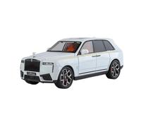 EMRGAZQD Modèle De Voiture À Échelle 1:24 pour Rolls-Royce Cullinan Mini Modèle Voiture Moulé sous Pression en Alliage Métallique Statique Décoration Créative Réplique Fidèle De Voiture(White)