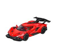 EMRGAZQD Modèle De Voiture À Échelle 1:32 for Apollo IE Simulation Statique Échelle Alliage Modèle De Voiture Modèle en Métal Ornements Décoration Réplique Fidèle De Voiture(Red)