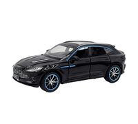 EMRGAZQD Modèle De Voiture À Échelle 1:32 for Aston-Martin DBX Luxe SUV Miniature Voiture Modèle Jouet Alliage Moulé sous Pression Statique Simulation Cadeau Réplique Fidèle De Voiture(Black)