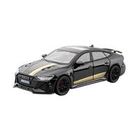 EMRGAZQD Modèle De Voiture À Échelle 1:32 for Audi Rs7 Mini Static Scale Alloy Metal Die-cast Car Model Creative Display Decoration Réplique Fidèle De Voiture(Black)