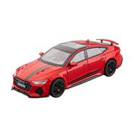 EMRGAZQD Modèle De Voiture À Échelle 1:32 for Audi Rs7 Mini Static Scale Alloy Metal Die-cast Car Model Creative Display Decoration Réplique Fidèle De Voiture(Red)