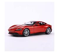 EMRGAZQD Modèle De Voiture À Échelle Modèle De Voiture De Sport en Métal Moulé, pour Ferrari Roma, Statique, Simulation, Ornement À Collectionner, 1/24 Réplique Fidèle De Voiture(Red)