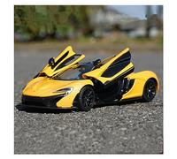 EMRGAZQD Modèle De Voiture À Échelle Modèle De Voiture en Alliage Moulé sous Pression, 1: 24 for McLaren P1, Collection De Loisirs for Adultes Réplique Fidèle De Voiture(Yellow)