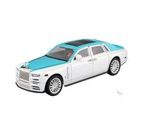 EMRGAZQD Modèle De Voiture À Échelle Modèle Réduit De Véhicule for Rolls-Royce Phantom À L'échelle 1:24 en Alliage Moulé sous Pression - Collection Luxe pour Adultes Réplique Fidèle De Voiture(Blue)