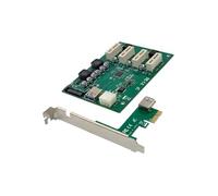 Conceptronic Carte PCI Express PCIe x1 vers 4 – Kit d'extension PCI
