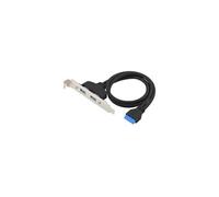 Conceptronic Adaptateur USB EMRICK11B USB 3.0 19 broches femelle vers 2x USB-A femelle 5 Gbit/s