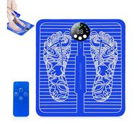 EMS Appareil de massage électrique pour les pieds avec 8 modes et 29 intensités, appareil de massage portable pliable USB pour la relaxation musculaire, le soulagement de la douleur et la circulation