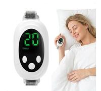 EMS Dispositif d'aide au sommeil avec sangle réglable 2 modes 20 vitesses Affichage LED Type C Charge rapide Aide naturelle au sommeil pour une meilleure qualité de sommeil