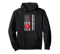EMS EMT Paramedic First Responder Américain Flag Paramédic Sweat à Capuche