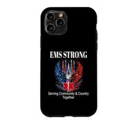 EMS-EMT Patriotic Eagle-Jets au Service de la communauté Star of Life Coque pour iPhone 11 Pro