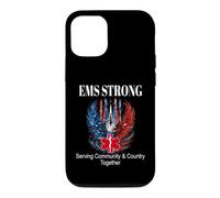 EMS-EMT Patriotic Eagle-Jets au Service de la communauté Star of Life Coque pour iPhone 12/12 Pro