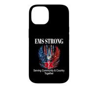 EMS-EMT Patriotic Eagle-Jets au Service de la communauté Star of Life Coque pour iPhone 14