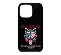 EMS-EMT Patriotic Raton Laveur au Service de la communauté Star of Life Coque pour iPhone 13 Pro