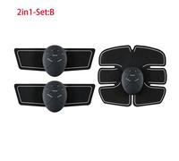 Ems-Entraîneur Abdominal Et Fessier,Appareil De Musculation,Pour Perte De Poids,Masseur De Taille Saillante,Adapté Aux Exercices D'amincissement À Domicile - Type 2in1-Set-B