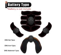 Ems-Entraîneur De Tonification Des Muscles Abdominaux,Entraîneur De Hanche,Masseur Musculaire,Salle De Sport À Domicile,Perte De Poids,Amincissement Du Corps - Type 8-3in1set And Hip #B